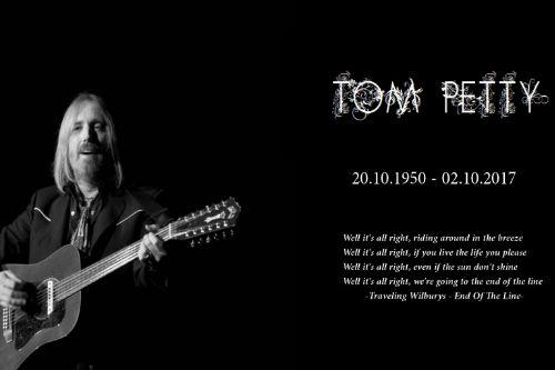 Tom Petty tribute screen
